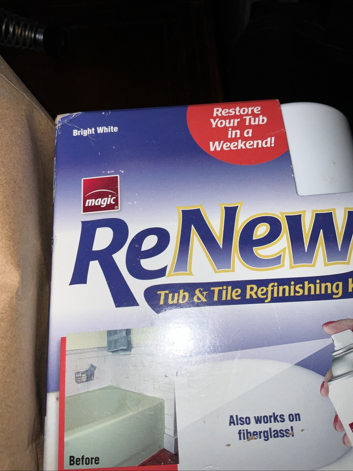 Magic Tub and Tile Refinishing Kit – Spray on Aerosol – Refinish Sinks Tile Porc