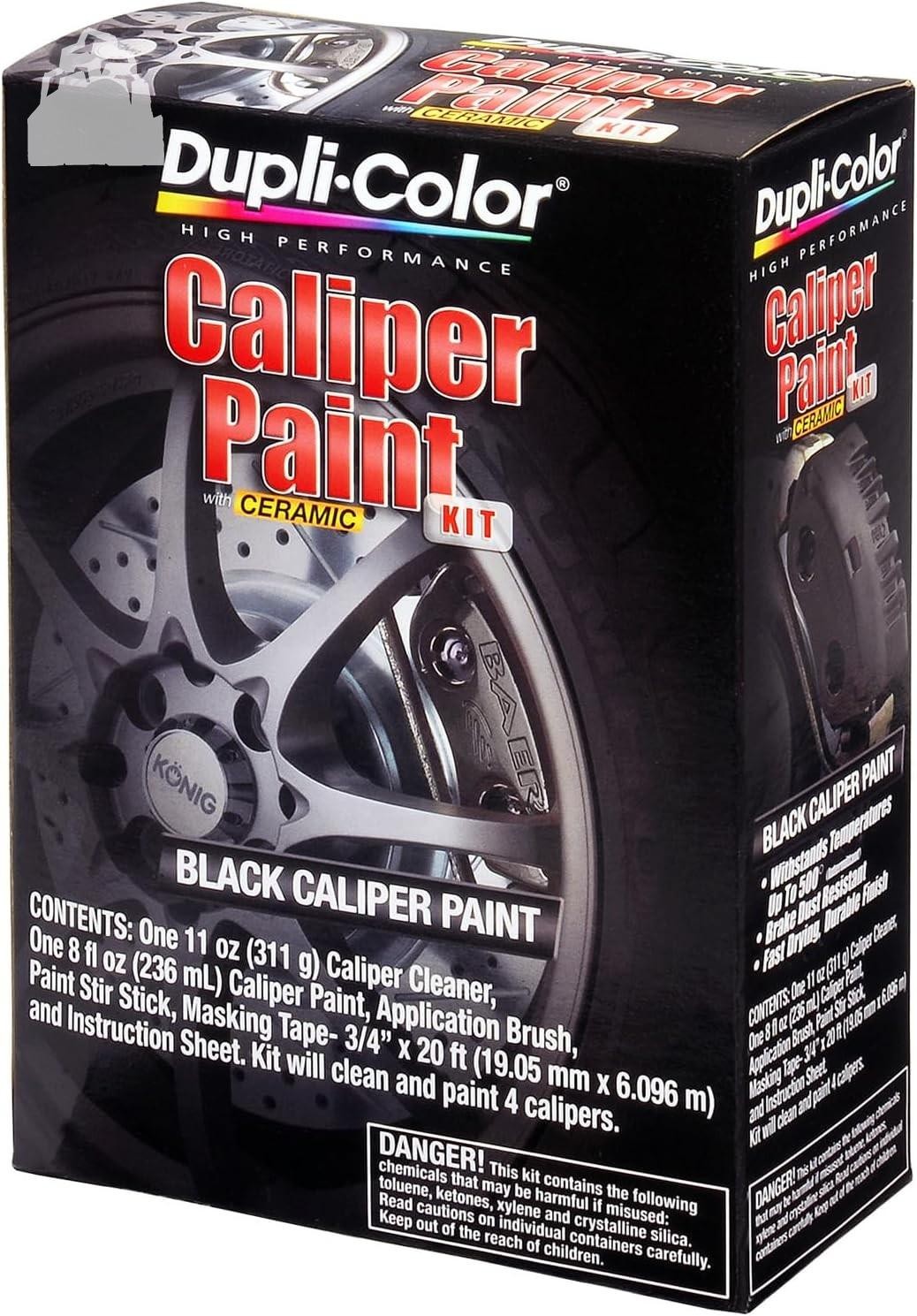 Brake Caliper Paint Kit Gloss Black 8oz Single