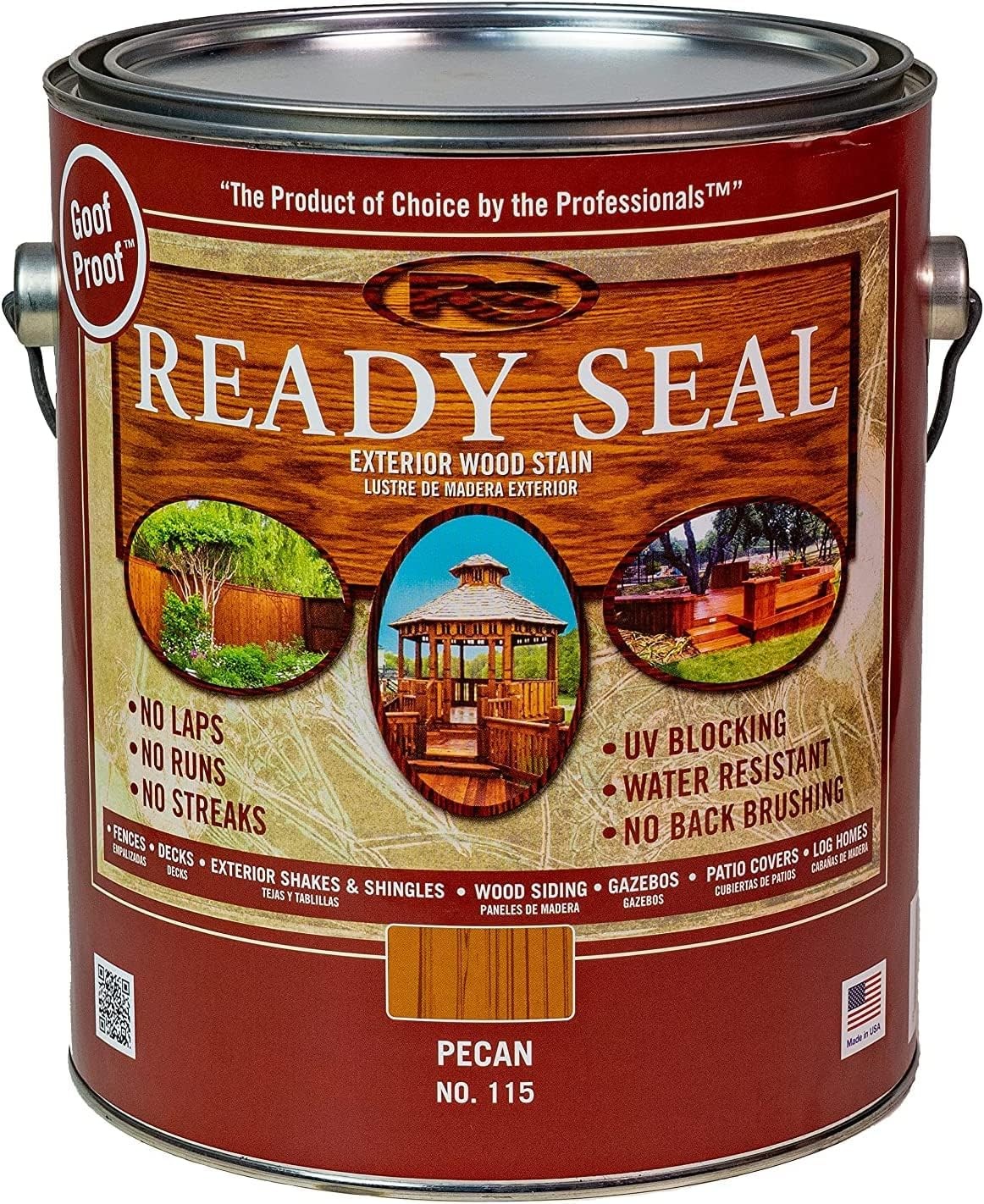 Ready Seal Stain & Sealer for Wood Outdoor Deck and Fence – All-in-One Exterior