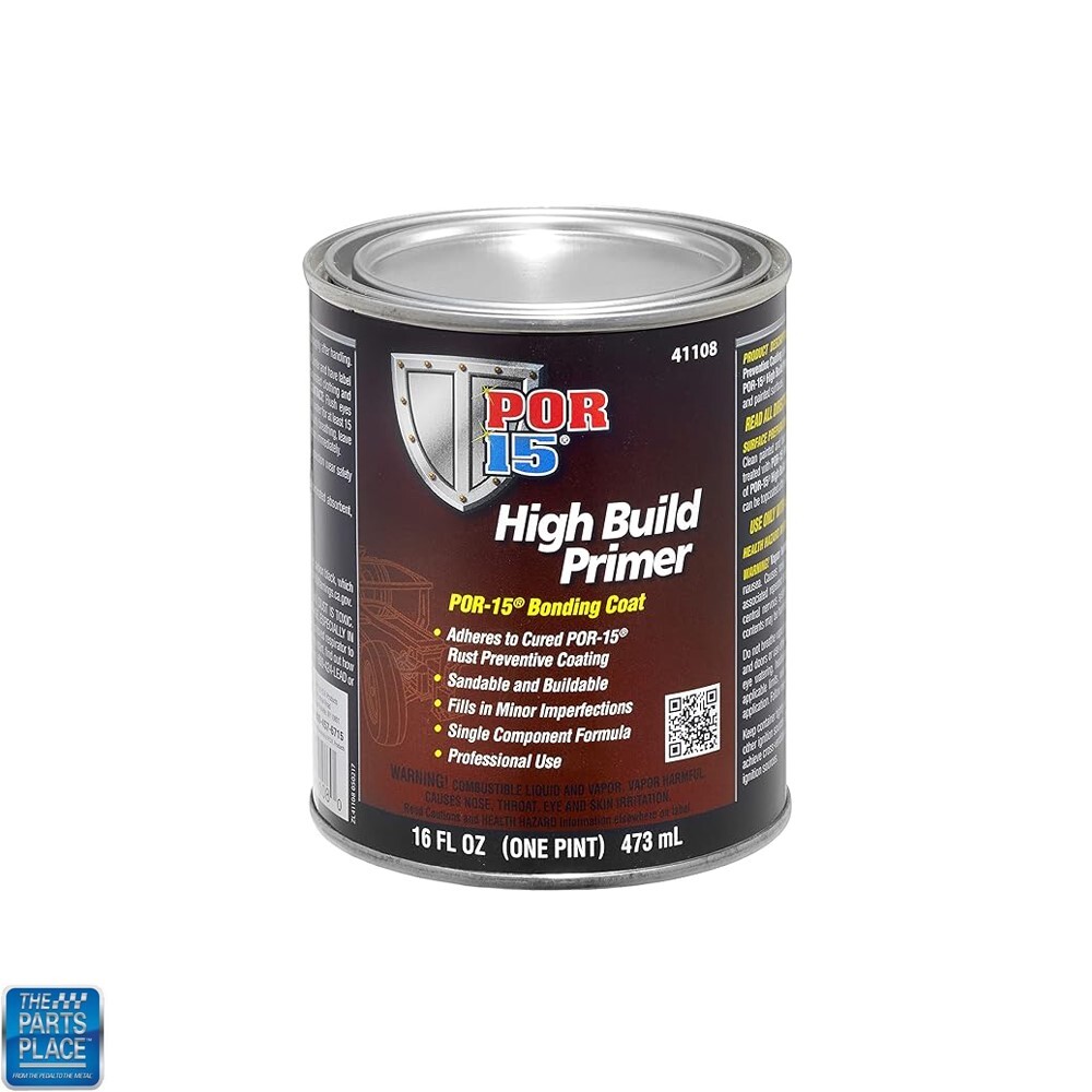 POR-15 High Build Primer Sand able Bonding Coat Fills Minor Imperfections Pint