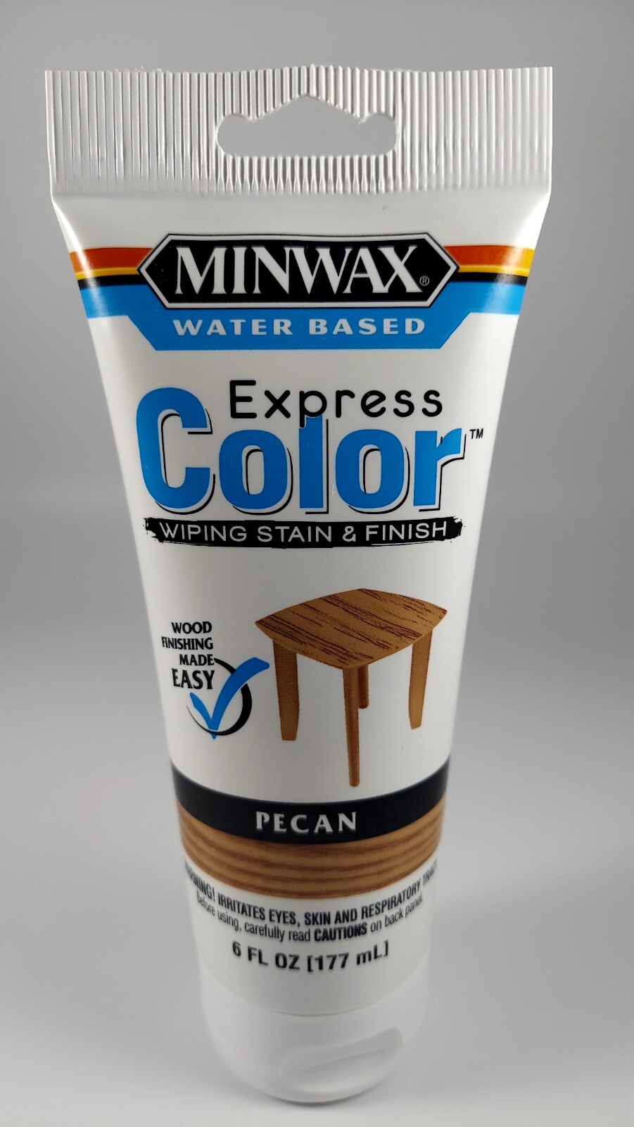 Miniwax Express Color Pecan 6 Oz Water Based Wiping Stain and Finish VHTF