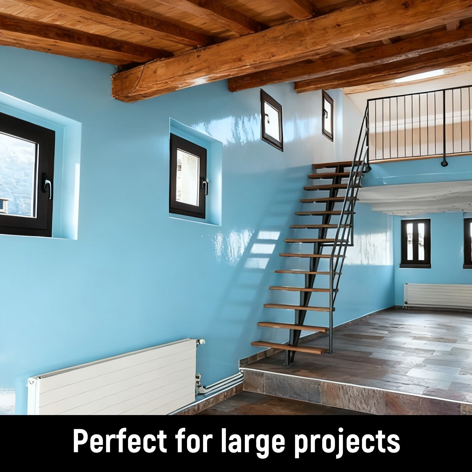 Professional Epoxy Floor Paint Kit -Acrylic Concrete Coating for Garage，1 Gallon
