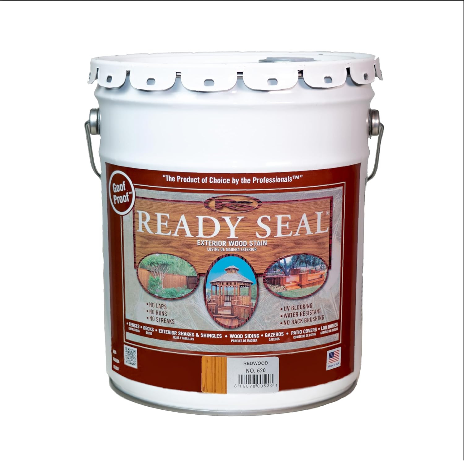 Exterior Wood Stain | Semi-Transparent Oil-Based Formula | Professional Grade St