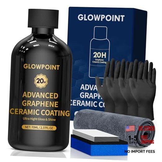 Ceramic Coating for Cars, 20H Graphene Ceramic Coating for Auto Detailing,