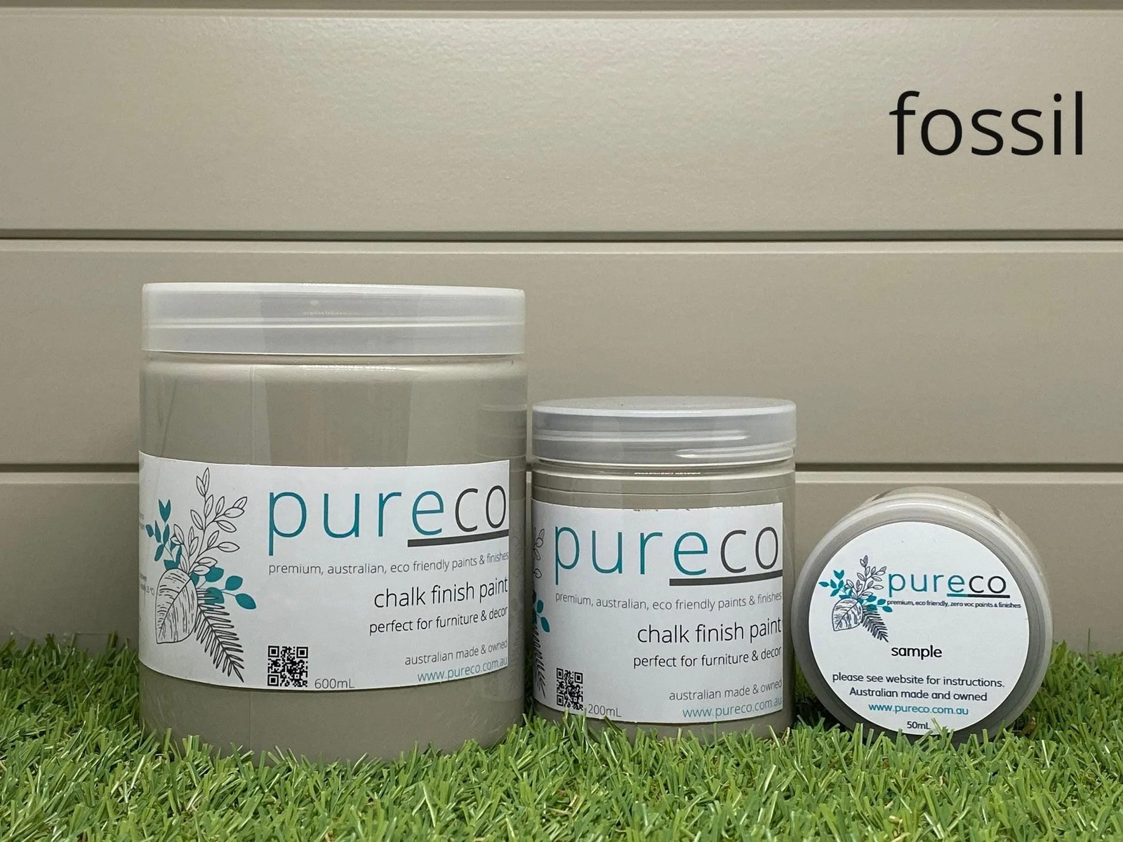 FOSSIL | Pureco Paints USA | light gray | Chalk Finish Paint | Furniture Paint