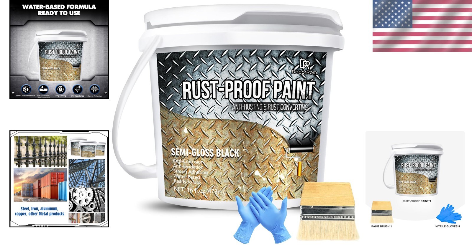 Water-Based 16oz Rust Encapsulator – Ultimate Protection for All Metal Surfaces