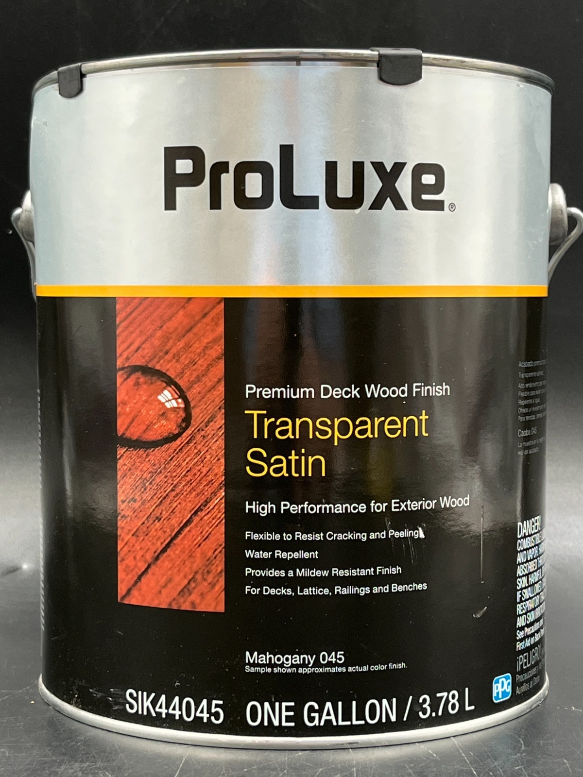 ProLuxe DEK Transparent Satin Mahogany Oil-Based Acrylic/Alkyd/Urethane 1 Gal