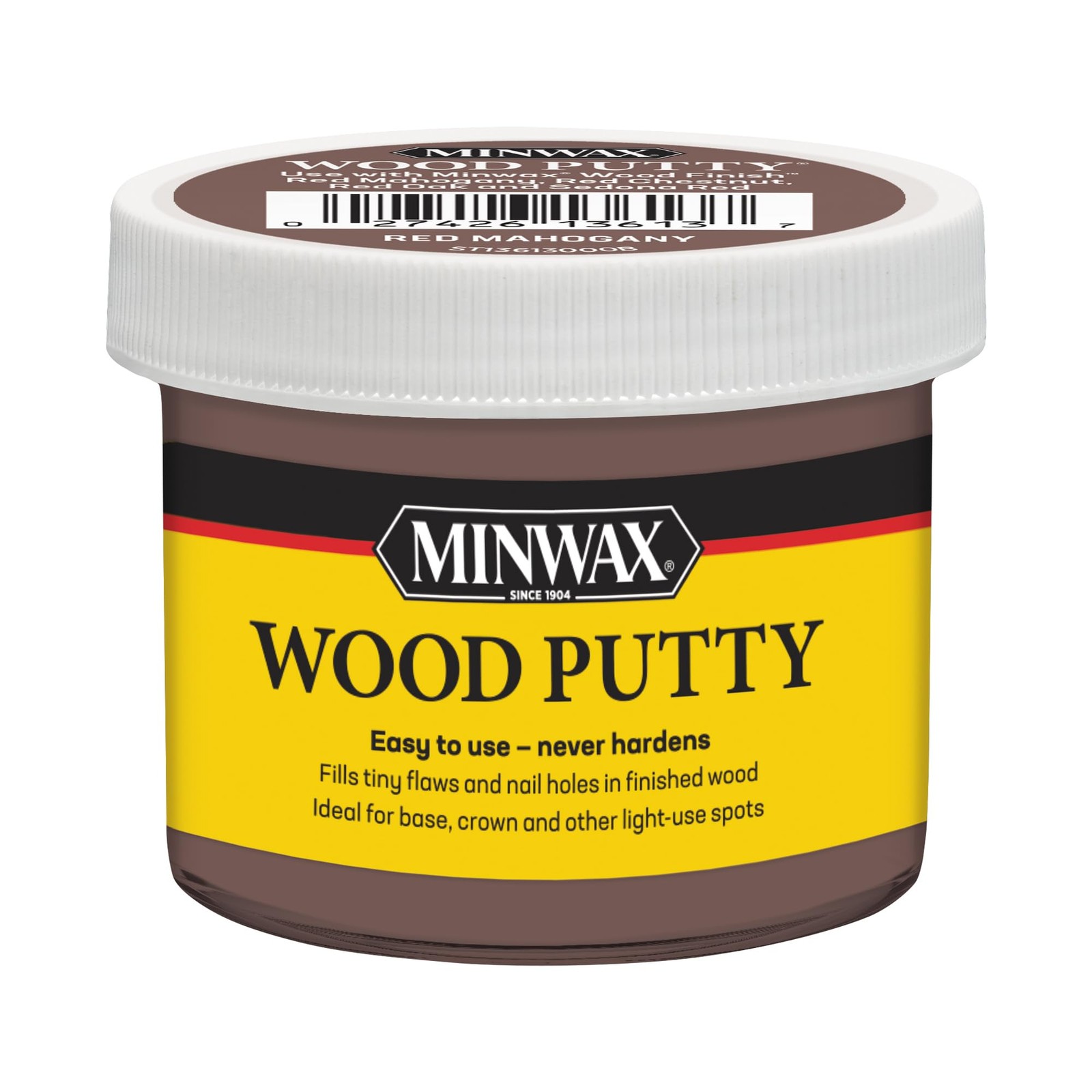 Minwax Wood Putty, Red Mahogany, 3.75 oz. 3. 75 oz., Mahogany