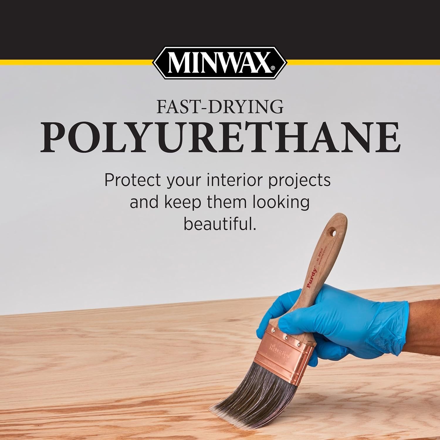Fast Drying Clear Semi-Gloss Polyurethane Spray – 11.5 oz for Wood Protection