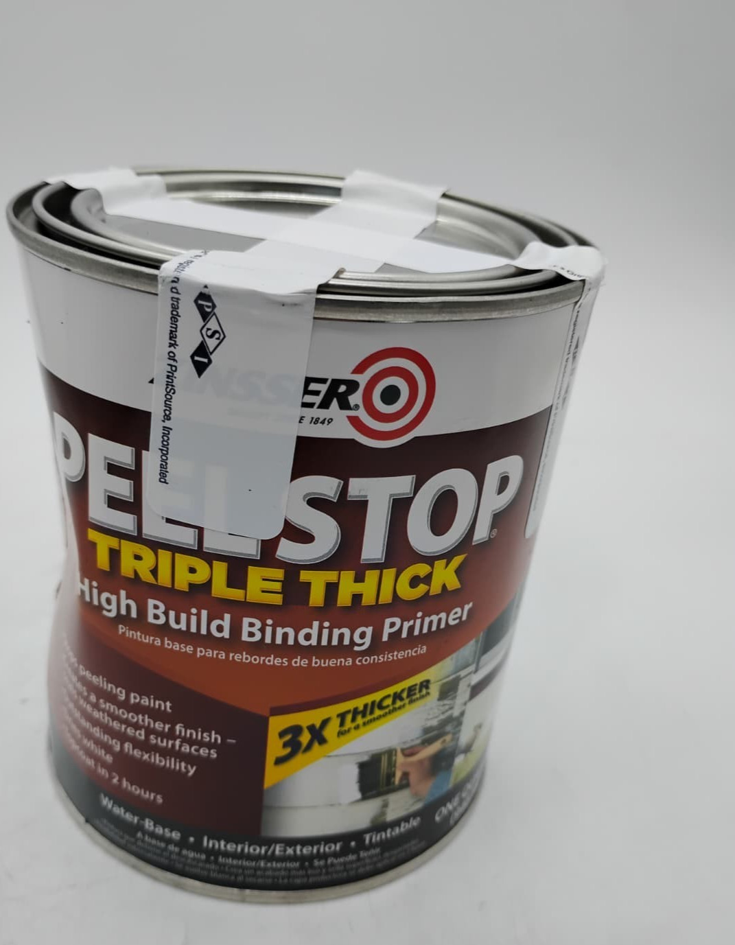 ZINSSER Peel Stop Triple Thick High Build Binding Primer Clear White 1 Quart