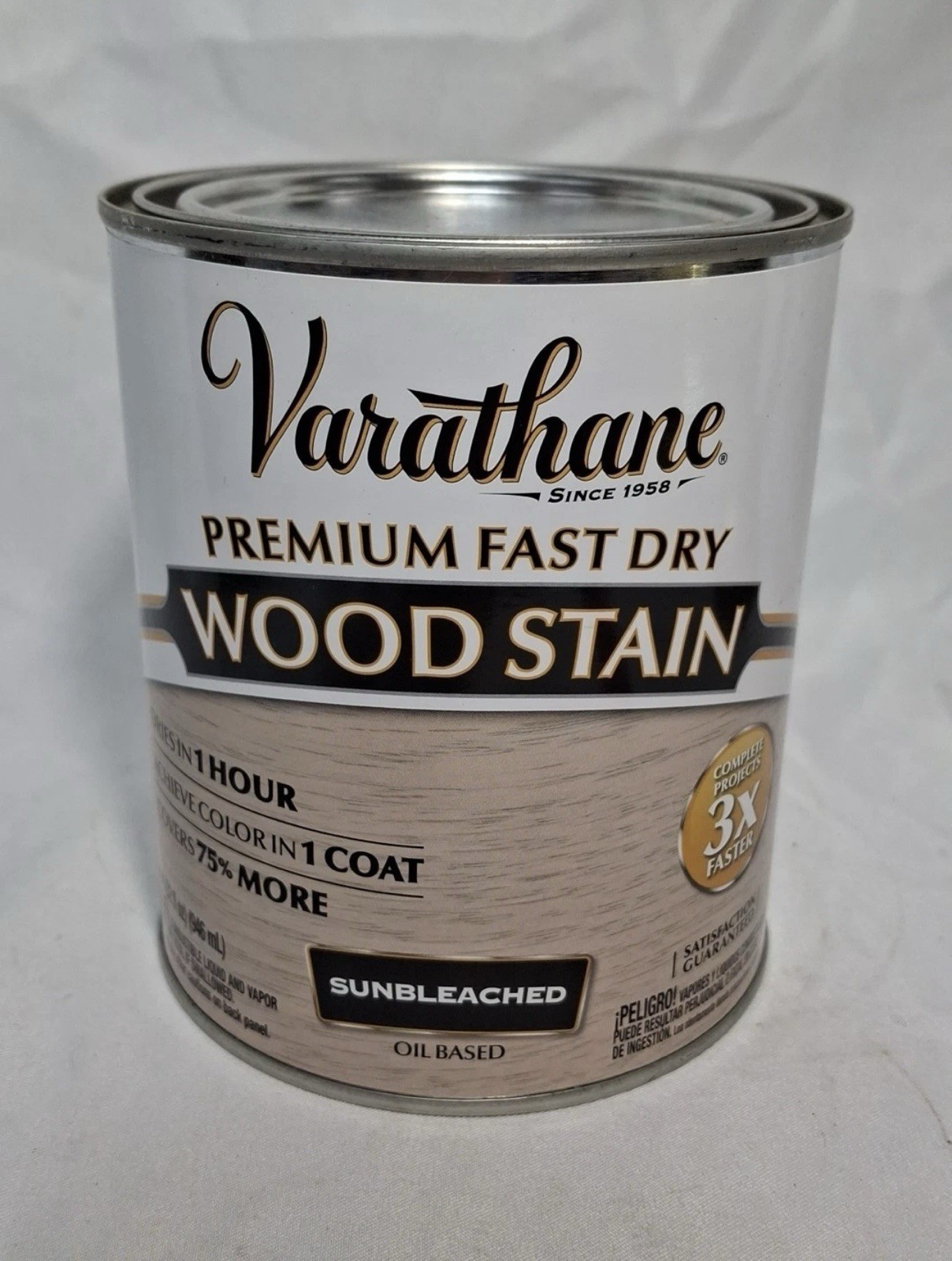 Varathane Fast Drying Oil-Based Wood Stain Sunbleached 1 Quart