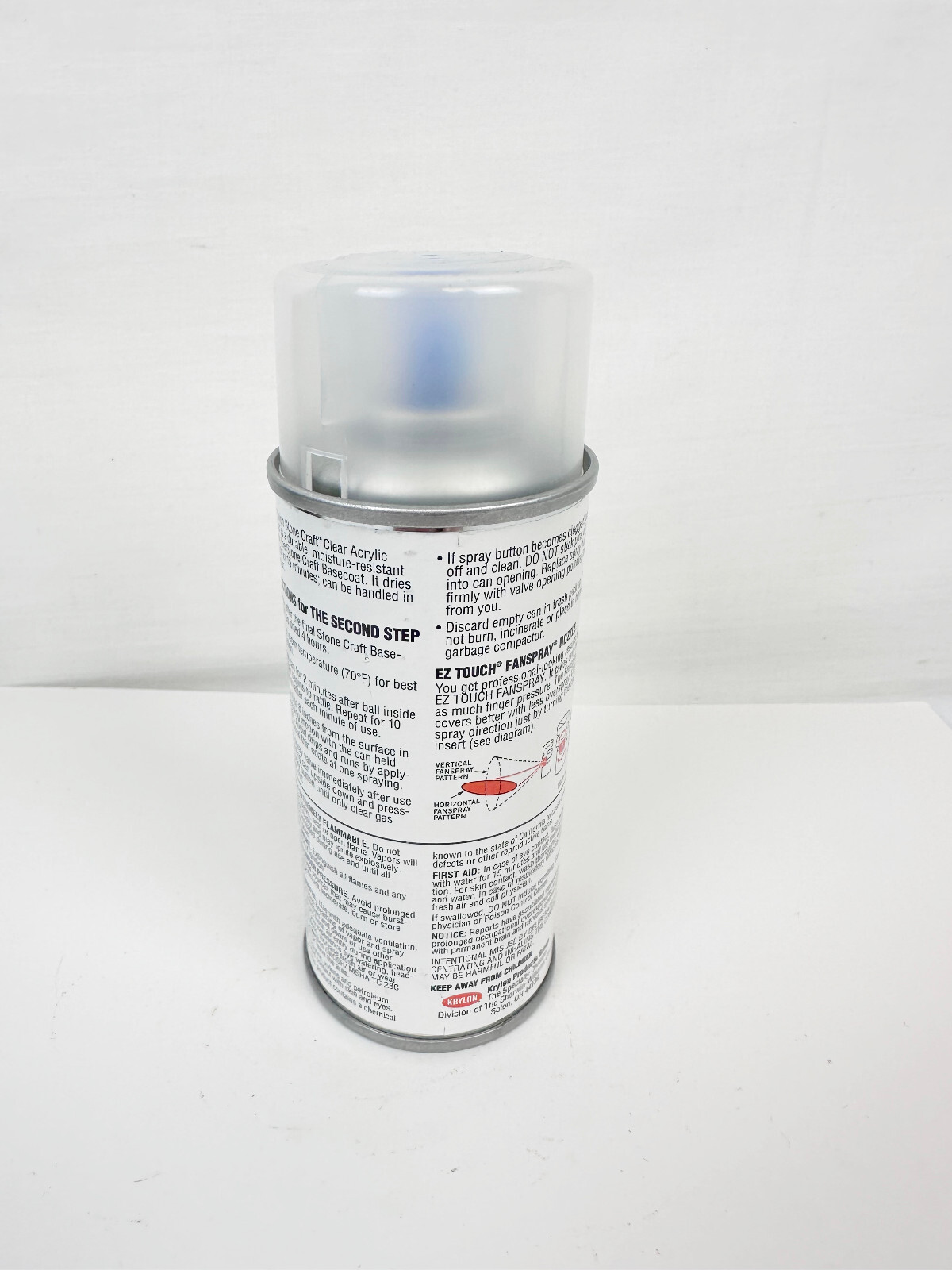 KRYLON STONE CRAFT CLEAR SPRAY CAN – 8105 – 4.5 oz – BRAND NEW