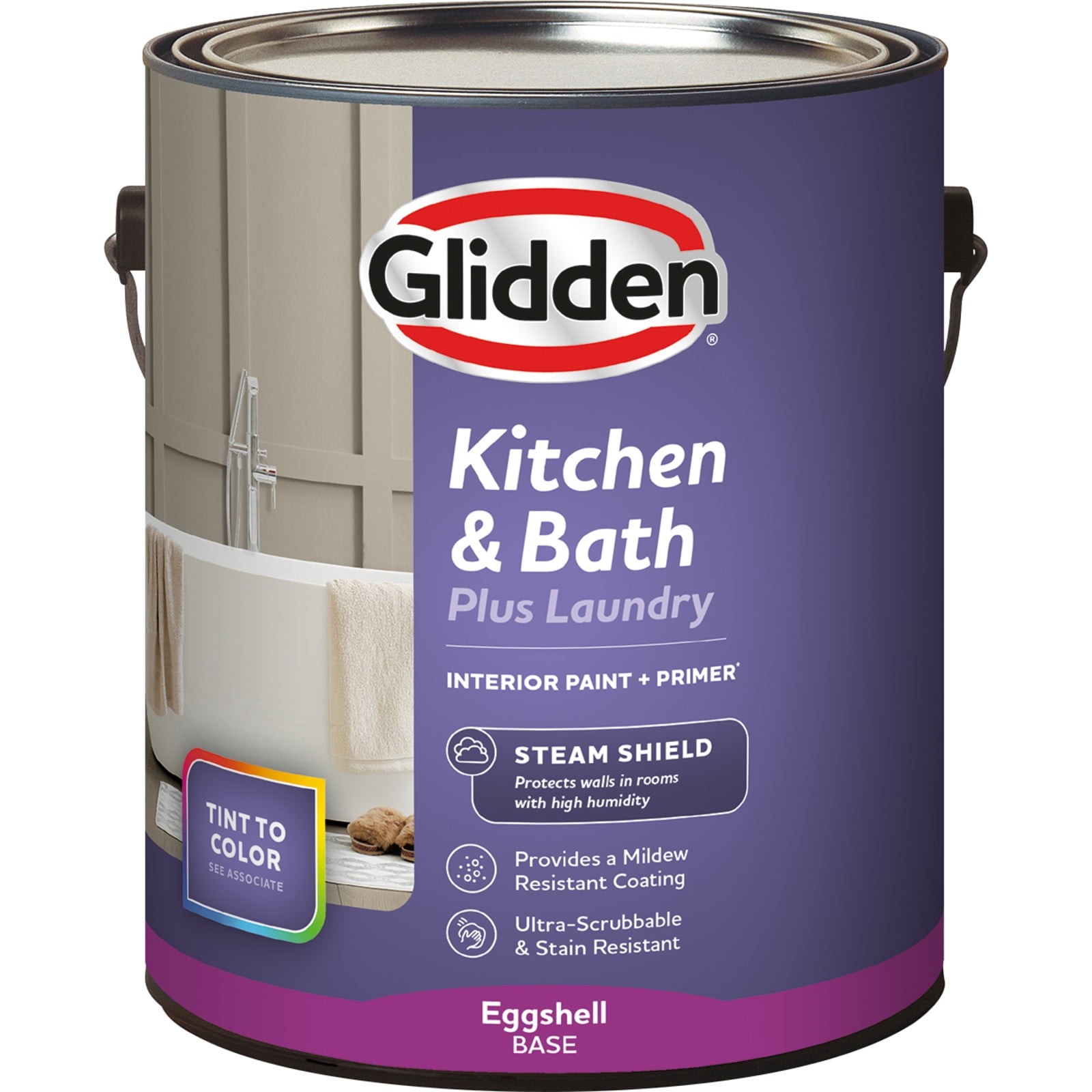 Kitchen Bath & Laundry Best Beige / Beige Eggshell Interior Paint W/ Primer