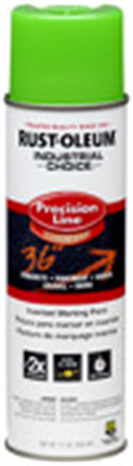 Rust-Oleum 203023 Industrial Fluorescent Green Inverted Marking Paint (pk 12)