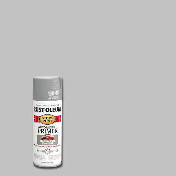 Stops Rust 12 Oz. Light Gray Flat Automotive Primer Spray