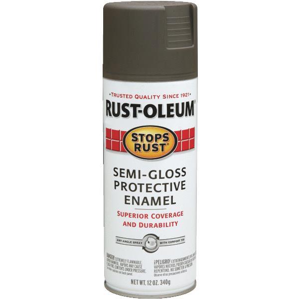 (6)-12 Oz Anodized Bronze Rust-Oleum Stops Rust Anti-Rust Spray Paint 7754-830
