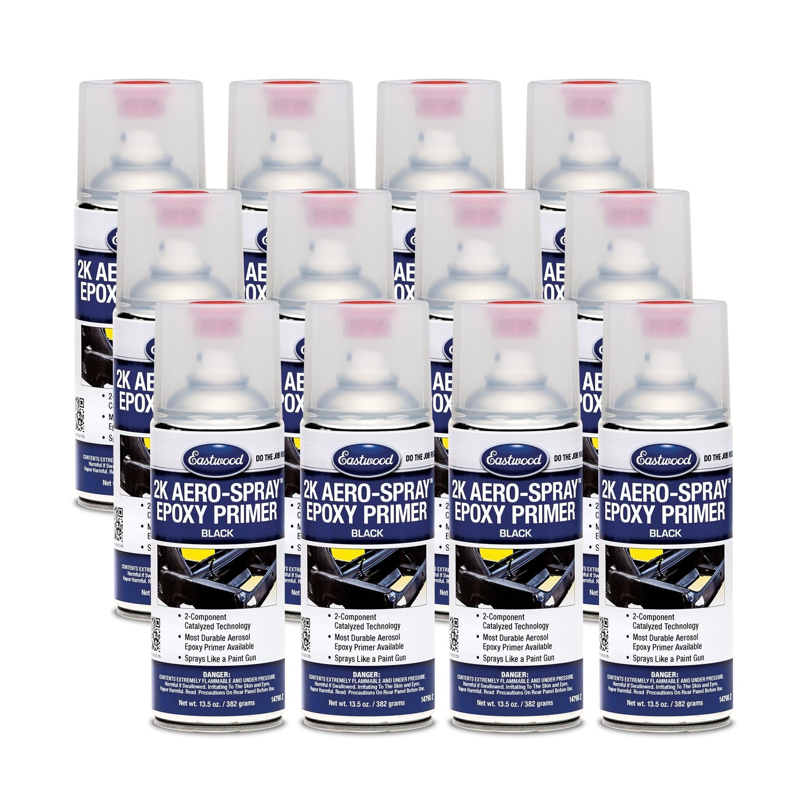 Eastwood 2K Epoxy Black Primer | AeroSpray Catalyzed Technology | Durable Dir…