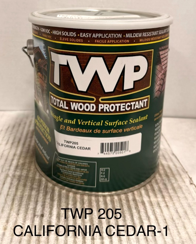 TWP 205 California Cedar Shake & Shingle Sealant gallon DENTED CAN