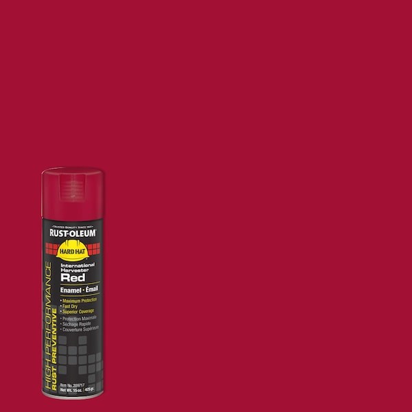 Rust-Oleum 209717 Rust Preventative Spray Paint, International Red, Gloss,
