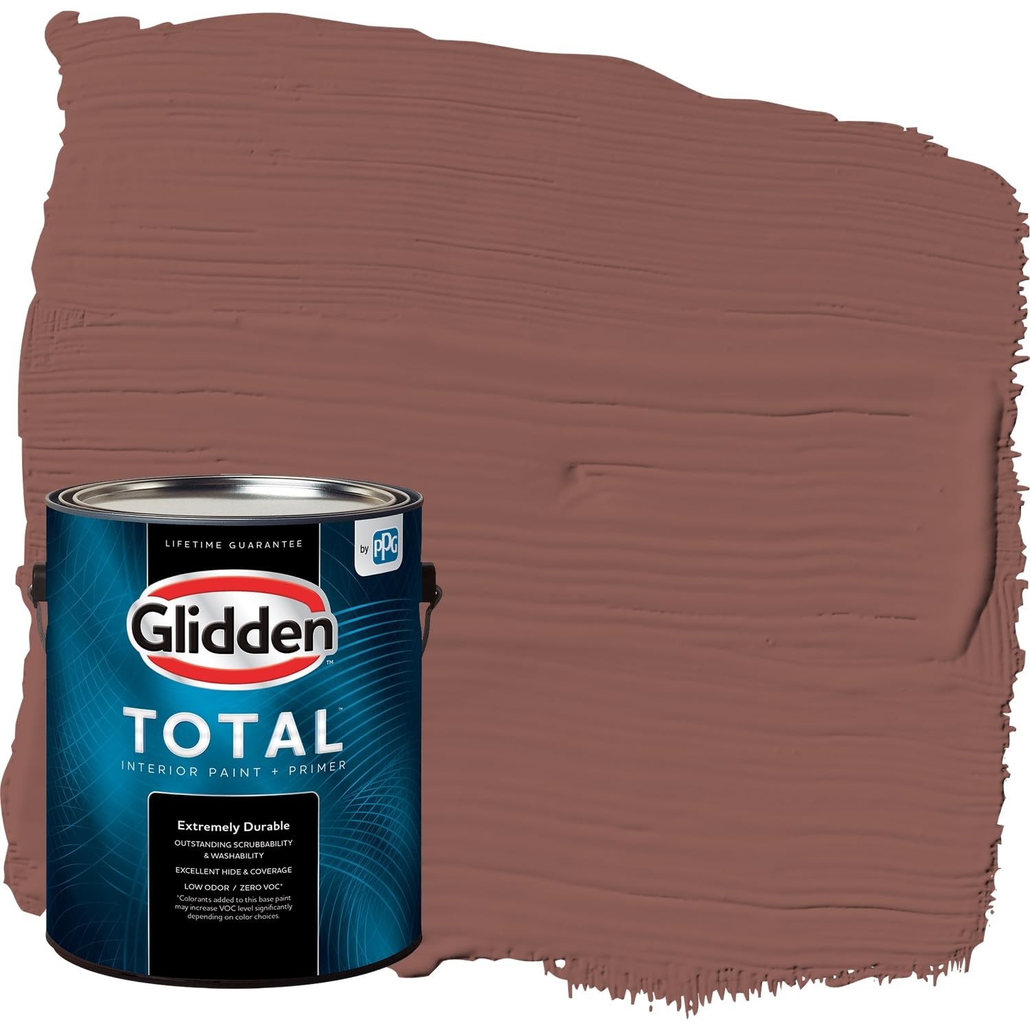 Glidden Total Interior Wall Paint Premiumr All-In-One Raspberry Truffle/Red Flat