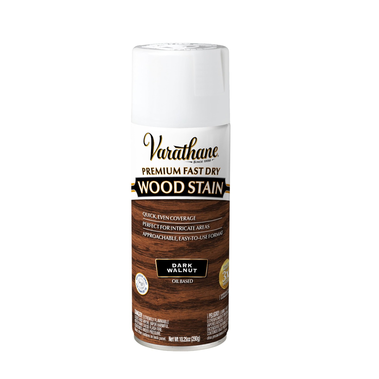 Premium Fast Dry Wood Stain Spray | 1 Hour Dry Time | 1 Coat Color | Interior…