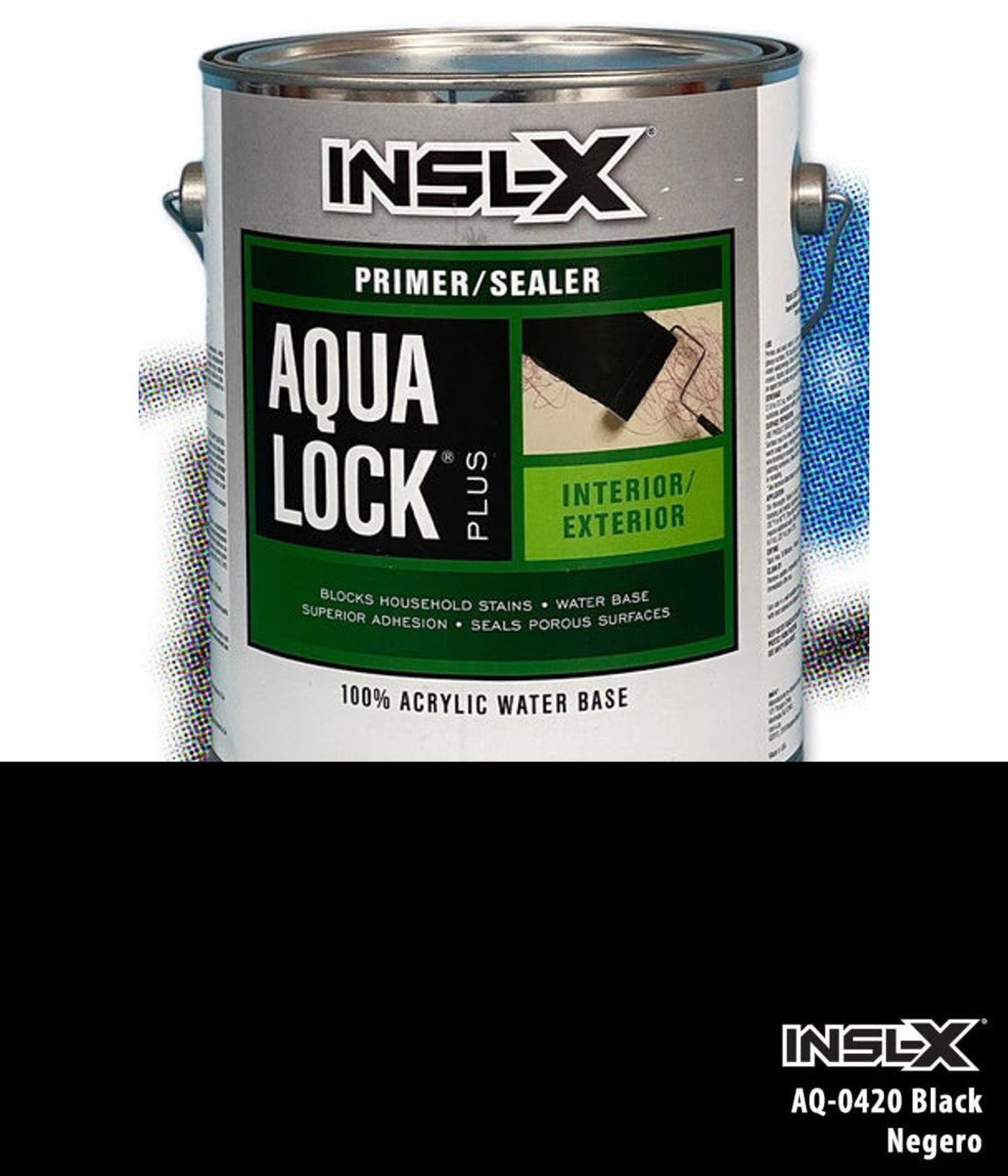 Gallon Insl-X Aqua Lock Plus Acrylic Water-Based Black Primer Sealer
