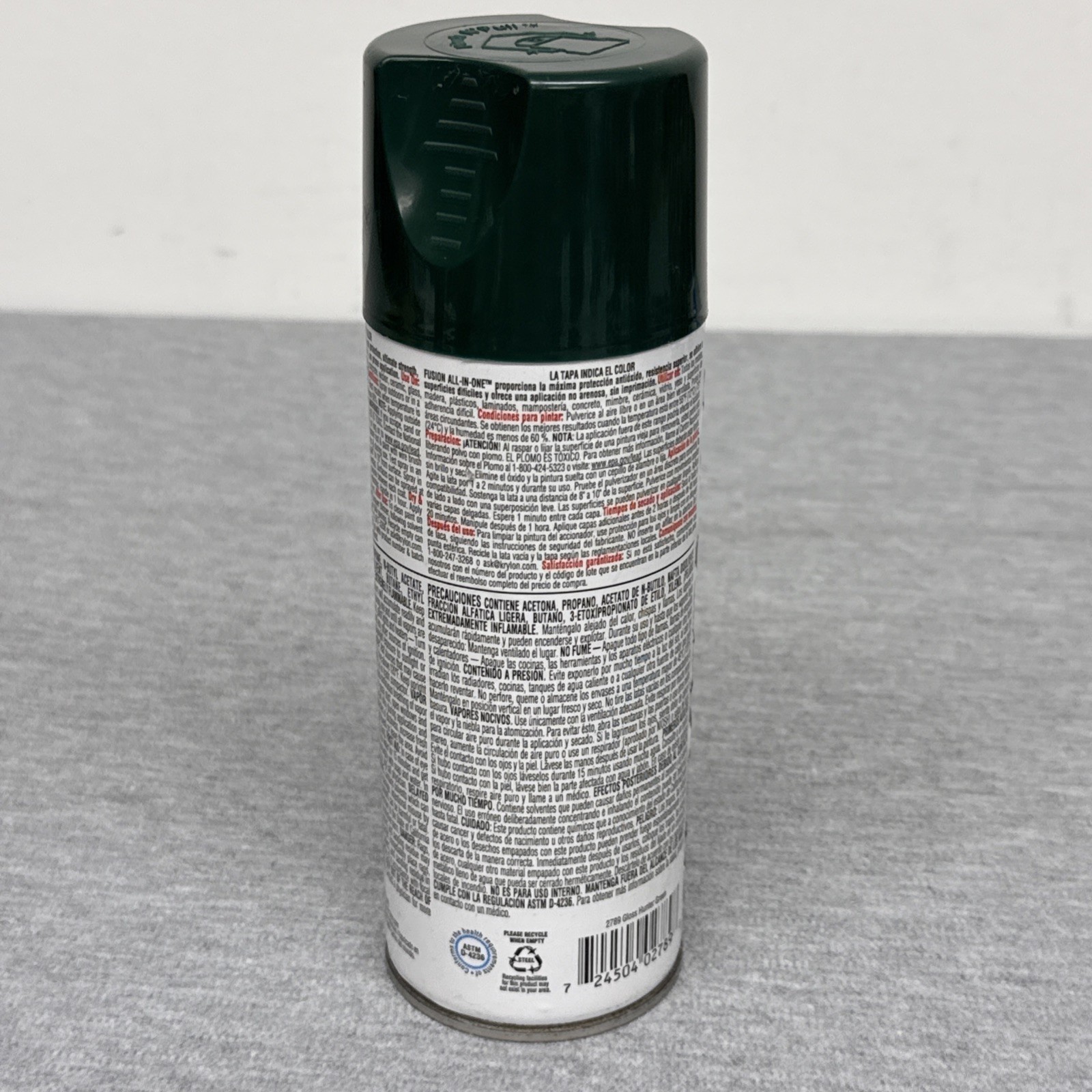 Hunter Green Spray Paint 12 Ounce Indoor Outdoor Strong Adhesion No Peel