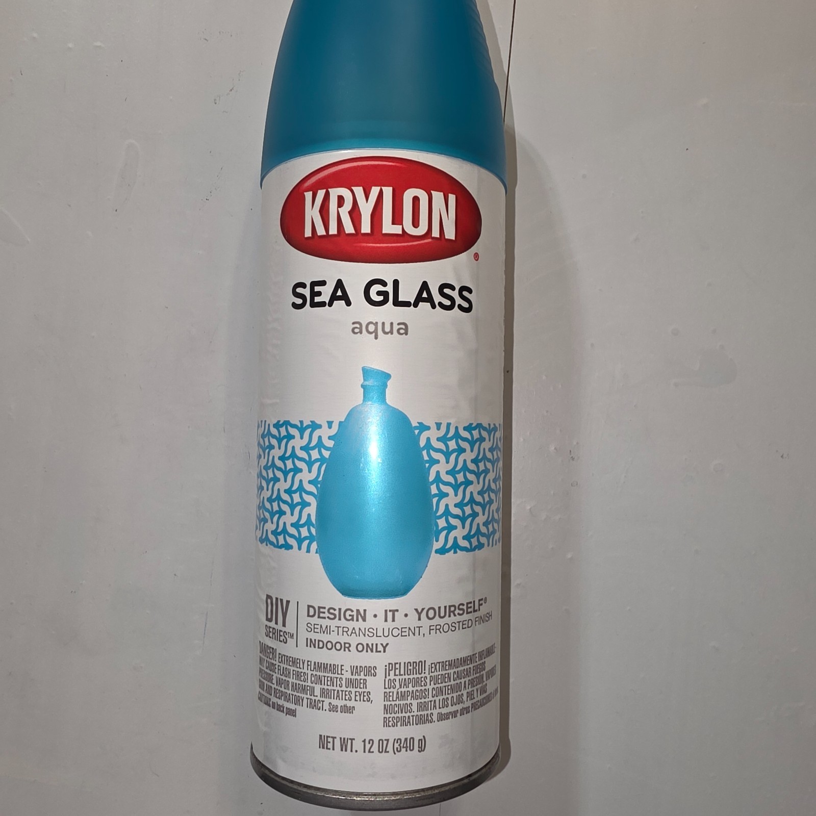 Krylon K09057007 Sea Glass Spray Paint, Aqua, 12 Ounce