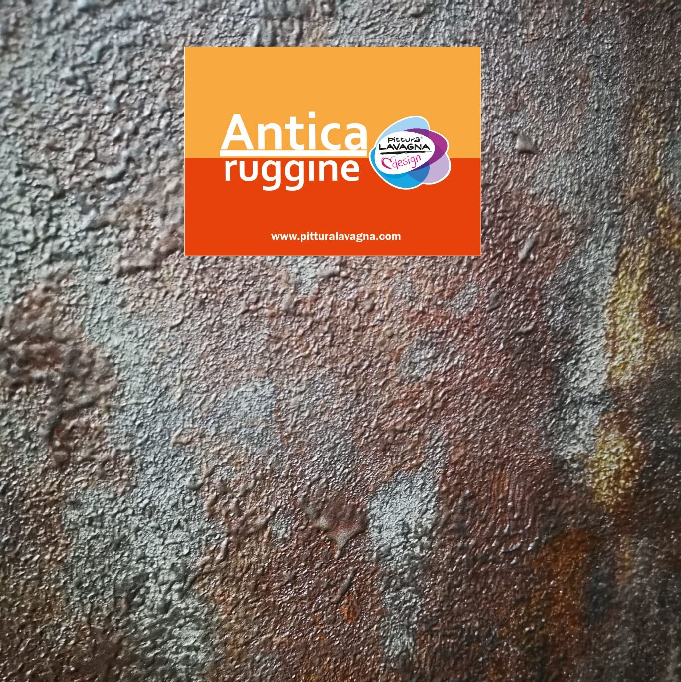 Corten Rust Effect Wall Paint Kit – Activator Bottom and Finish 2.5 m²