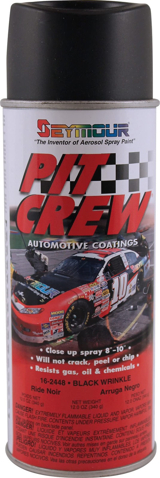 Spray Paint Automotive Specialties Black Wrinkle 16-2448