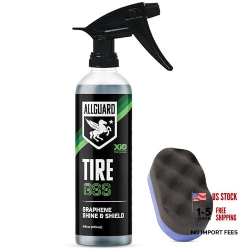 Tire GSS – XiO2 Tire Shine Spray with Graphene Forms Tri-Molecular Bond to Kit