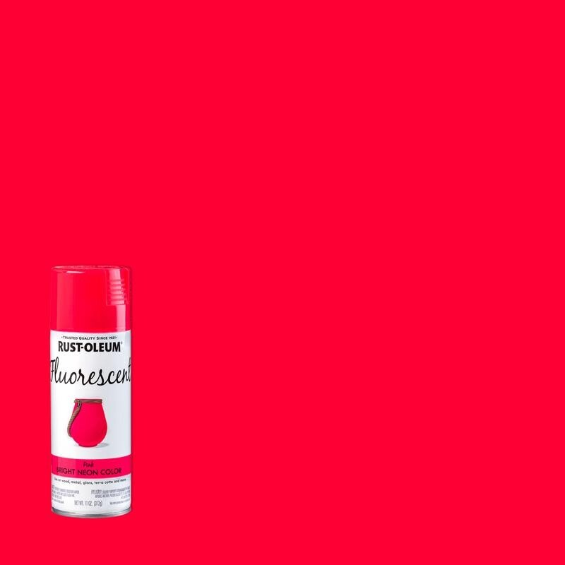Rust-Oleum Specialty Fluorescent Pink Bright Neon Color Spray Paint 11 ounce