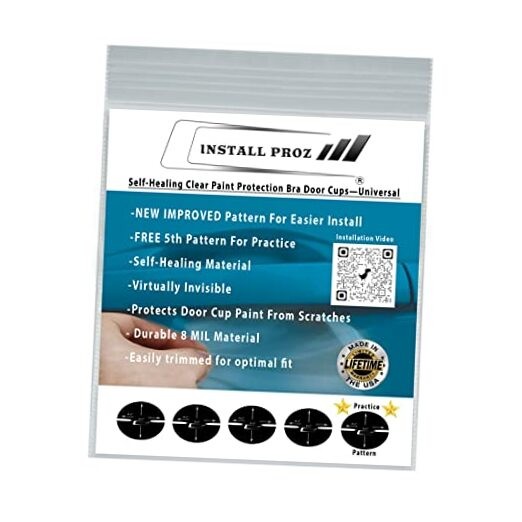 Universal 5 Piece Door Cup Protection Kit – Paint Protection Film – Universal