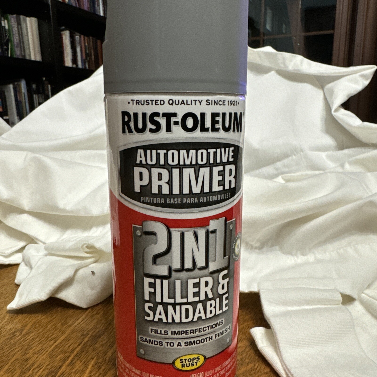 Rust-Oleum Primer 2-IN-1 FILLER & SANDABLE Automotive Matte GRAY Smooth 260510