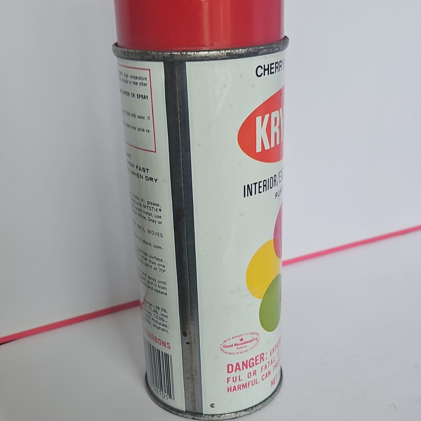 Krylon Vintage Spray Paint Cherry Red – Full – Rust Magic 13 oz 2101 –
