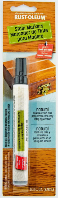 Rustoleum Touch Up Stain Marker Natural Plus Finish Chisel Tip