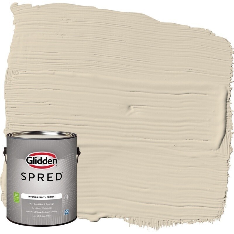 Toasted Almond Interior Paint Eggshell Finish Low Odor Low VOC Washable Primer