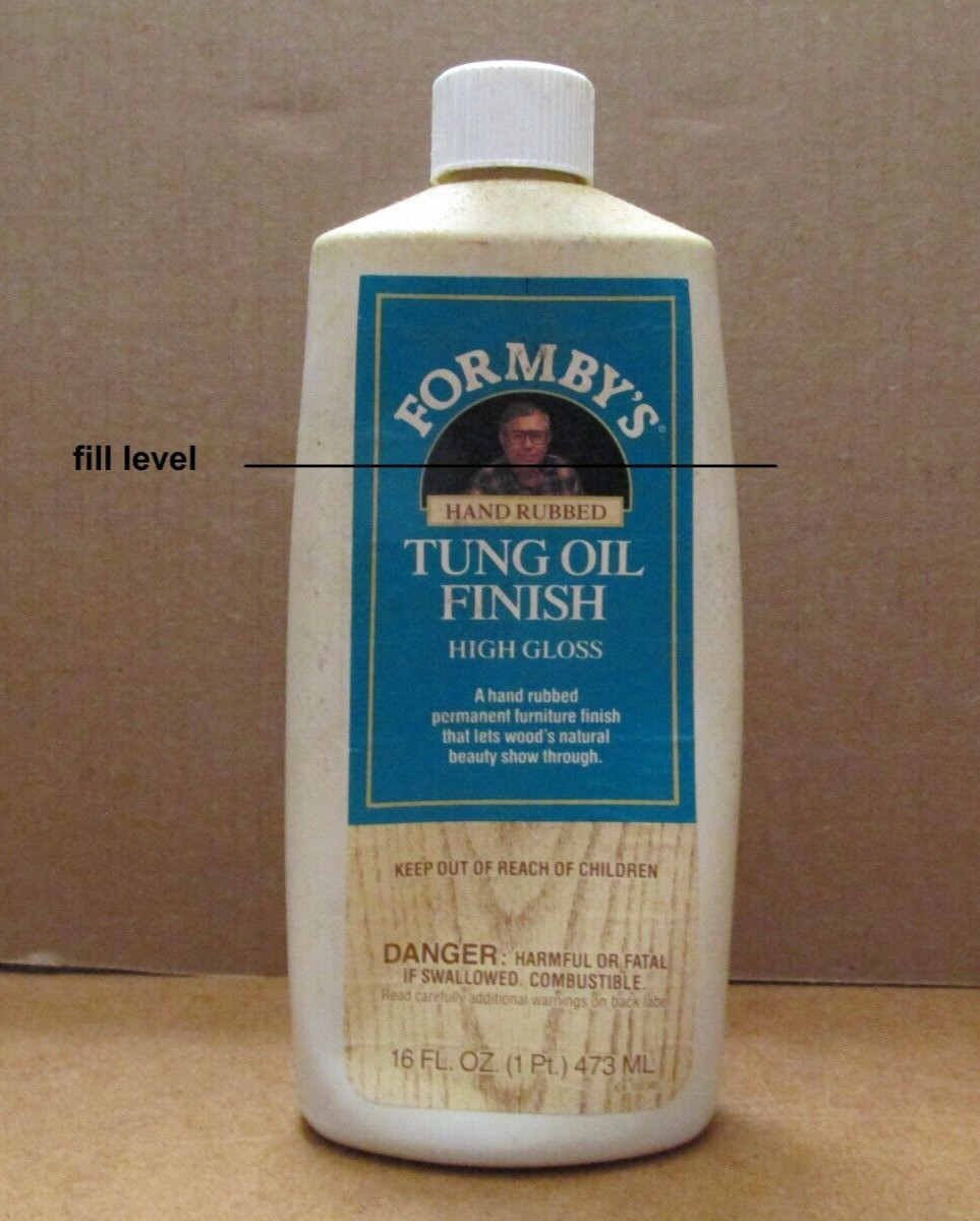 Formby’s Hand Rubbed Tung Oil Finish High Gloss [16 fl oz Bottle]