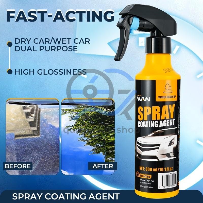 2Pack 300ml Car Coating Spray Car Paint Spray Coating Agent Antifouling US