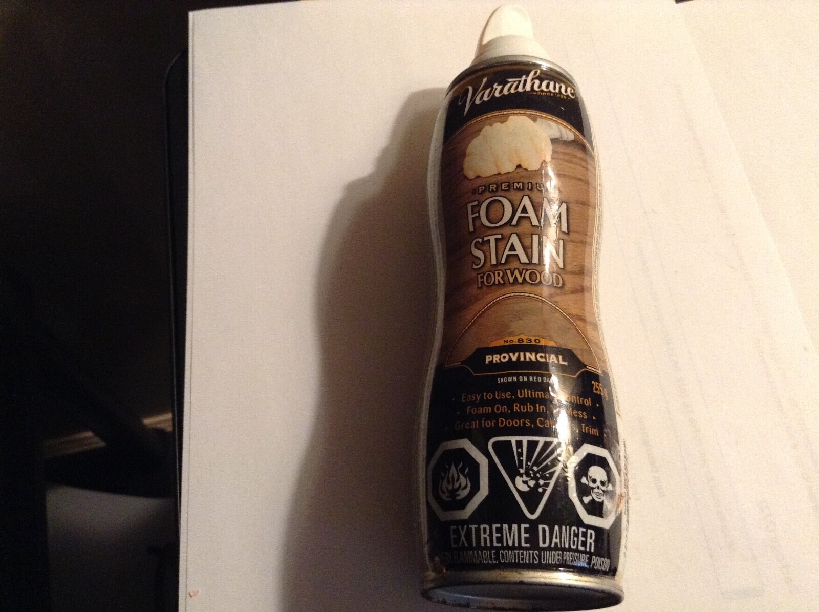 Varathane Premium Foam Stain for Wood — PROVINCIAL 9 oz FREE S&H