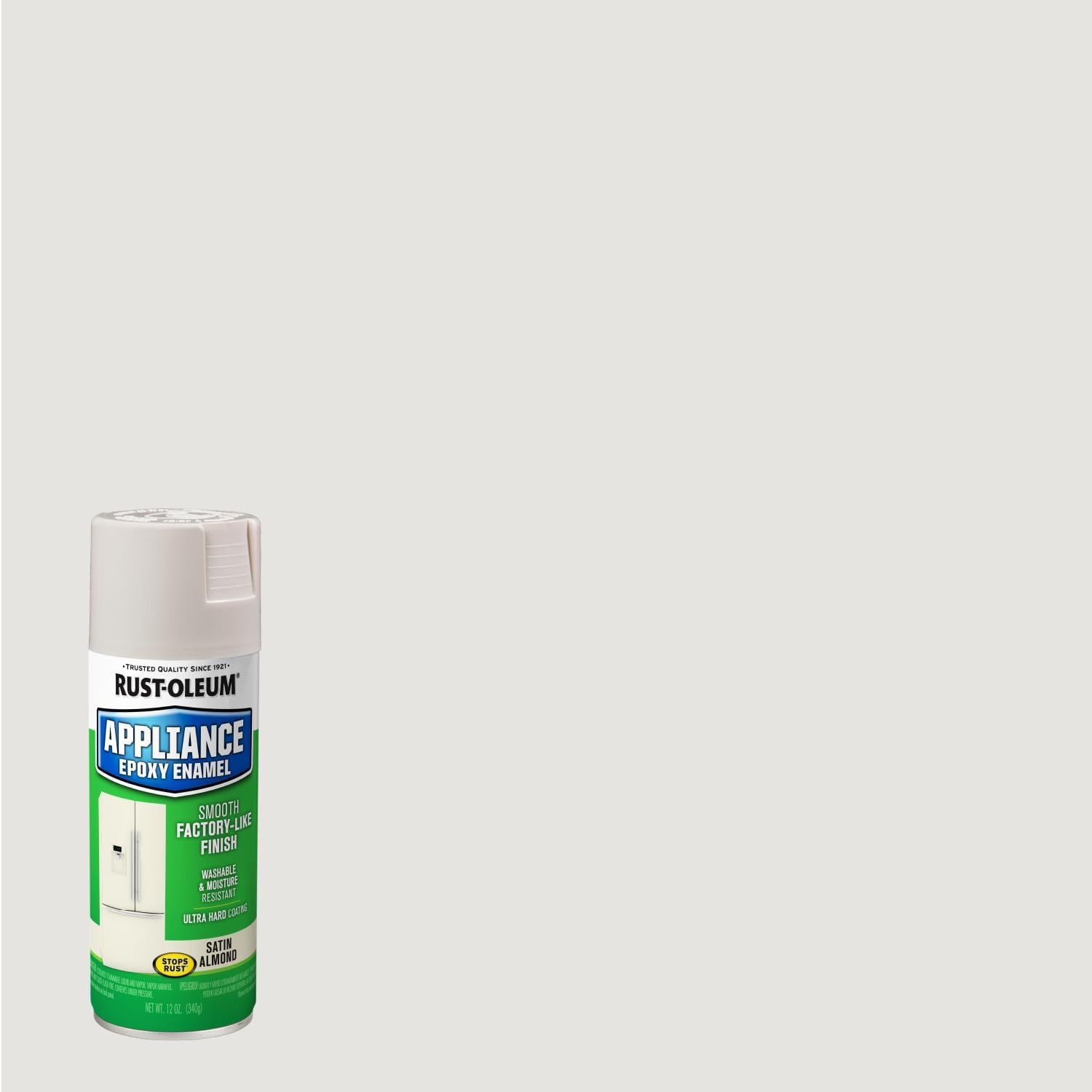 Rust-Oleum 7882830 Specialty Appliance Epoxy Spray Paint, 12 Oz, Almond
