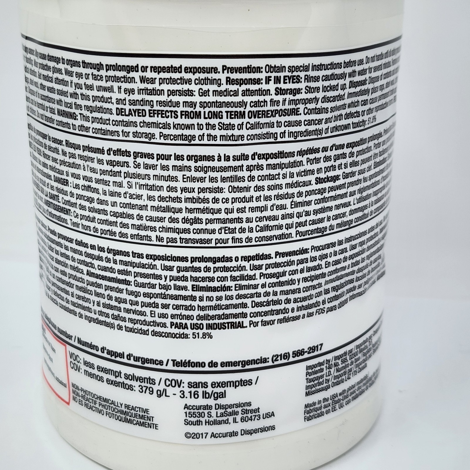 Accurate Charisma Colorants WHITE Tint Toner KX/W 1D101418 32 fl oz (6 Pack)