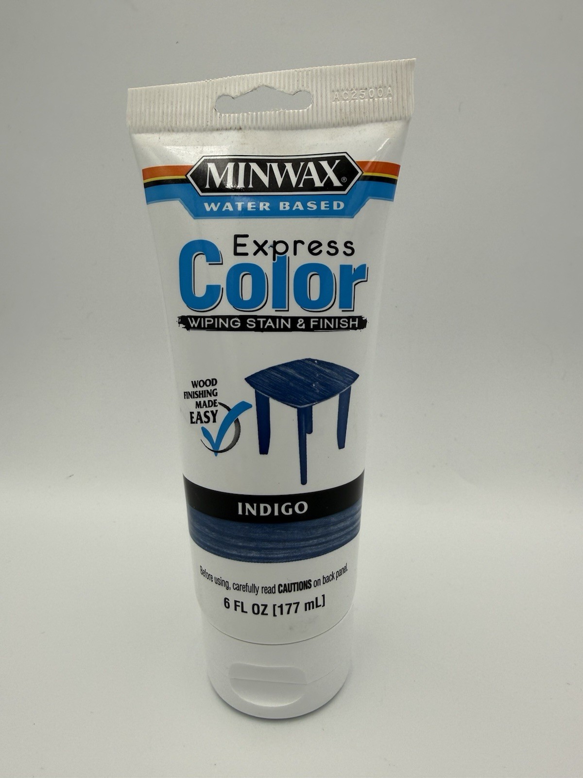 1 Minwax Water Based Express Color Wiping Stain & Finish Indigo Blue New 6oz