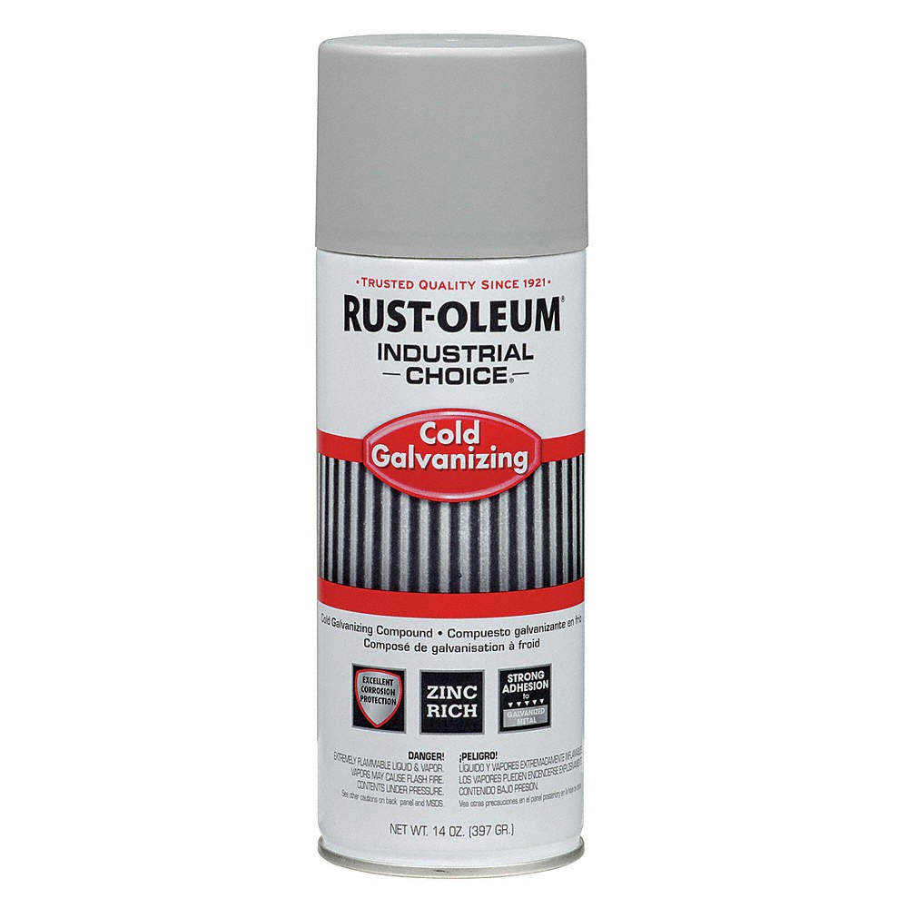 RUST-OLEUM 1685830 Spray Paint,Galvanized,12 oz. 6KP26