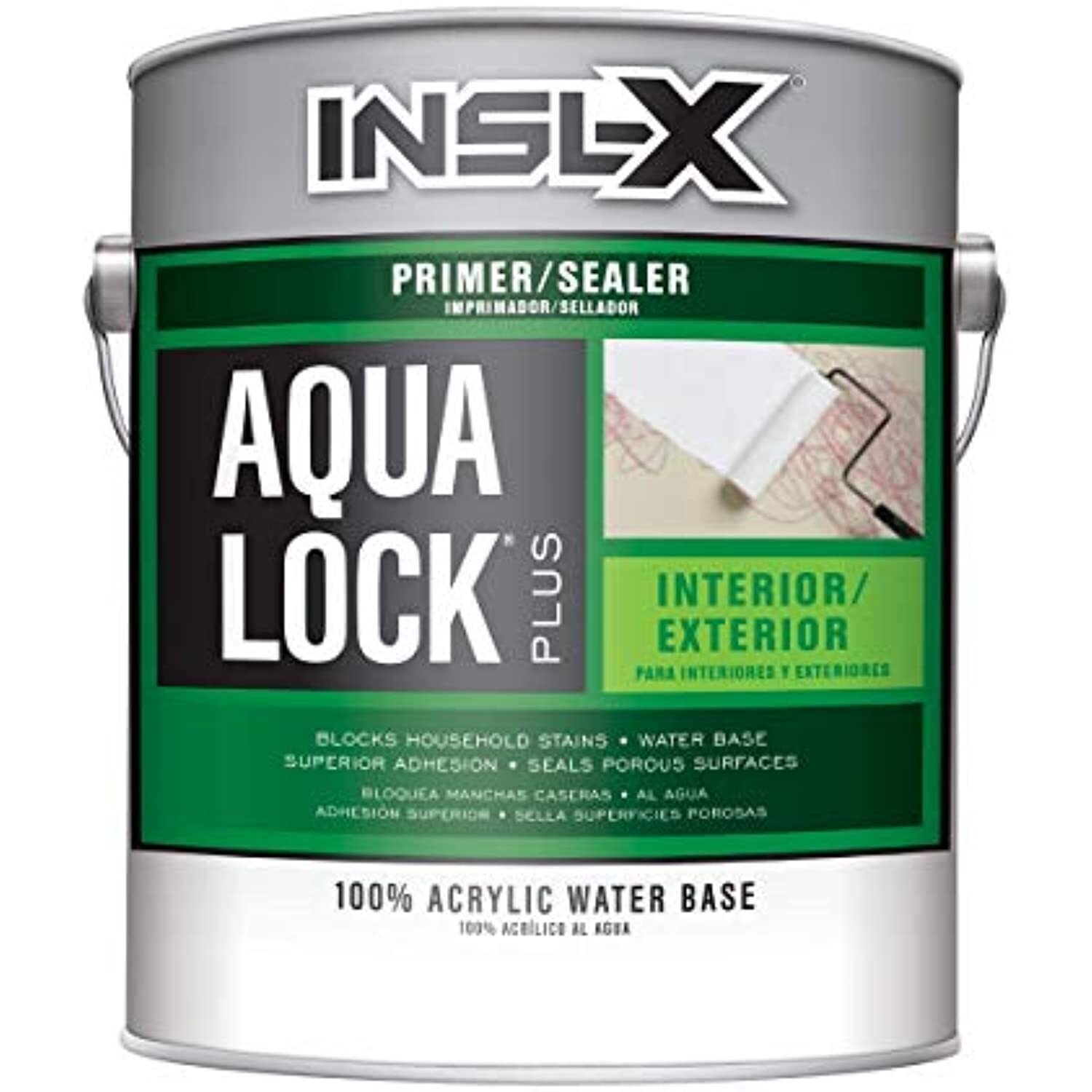 INSL-X AQ040009A-01 Aqua Lock Plus 100% Acrylic Water-Based Sealer Primer, 1