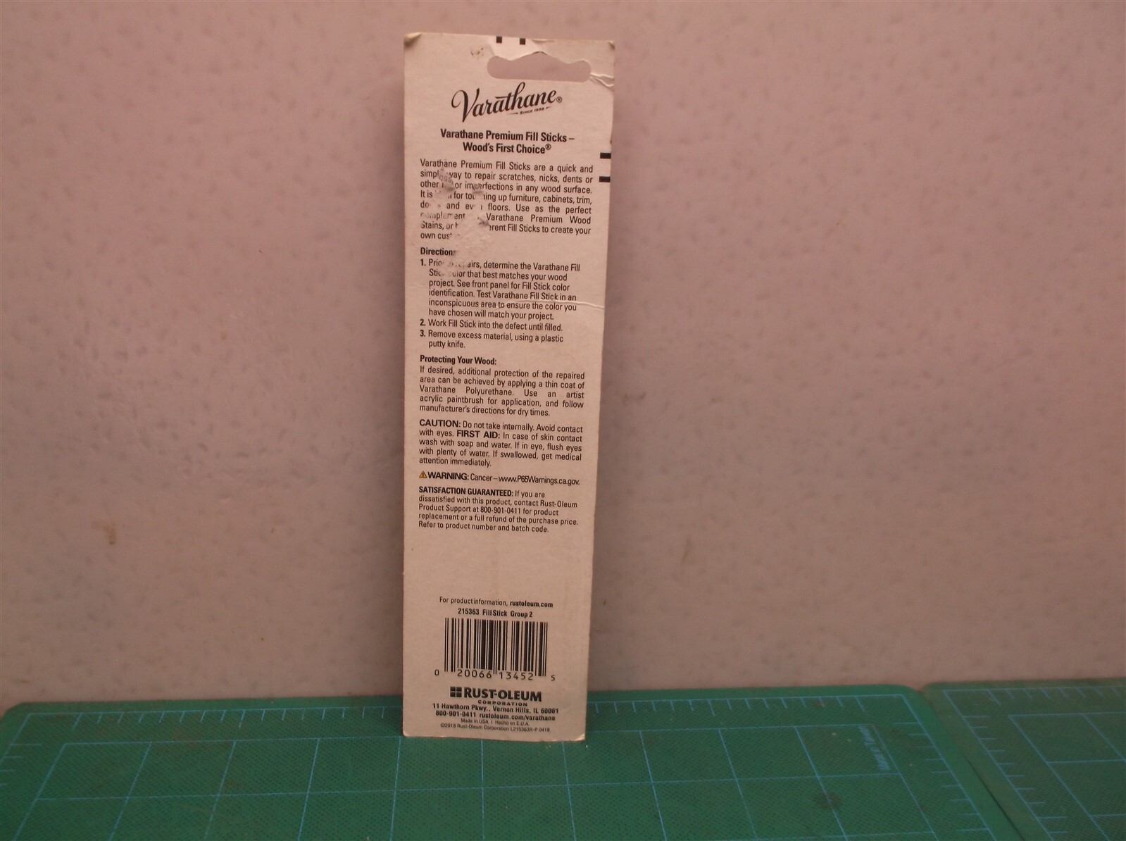 Rust-Oleum,, Varathane, 3.2 OZ, Fill Stick Color Group 2
