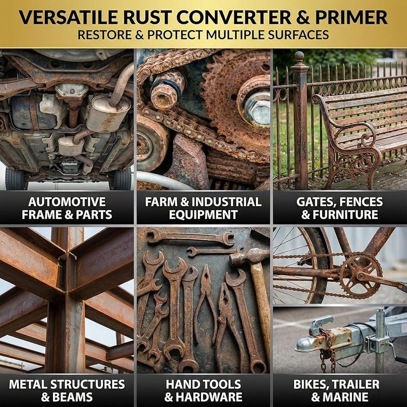 High-Performance Rust Converter Eco-Friendly Anti Rust Coating Metal Protection