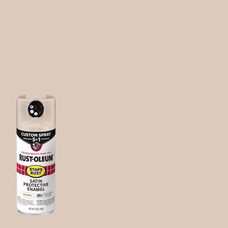 Rust-Oleum Stops Rust Indoor and Outdoor Satin White Oil Modified Alkyd Spray