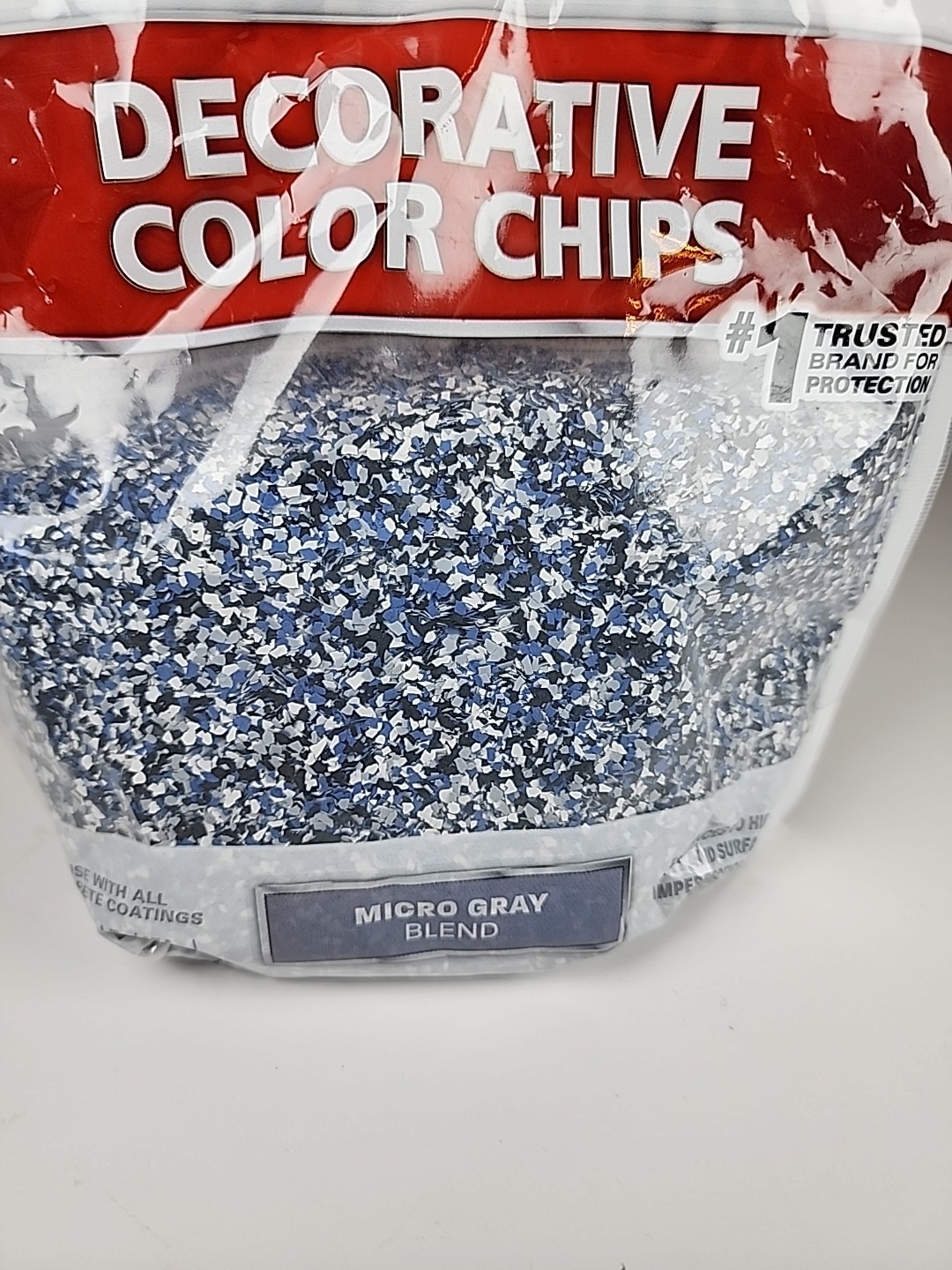 Rust-Oleum 1 lb. Micro Blue/Gray Decorative Color Chips For Paint