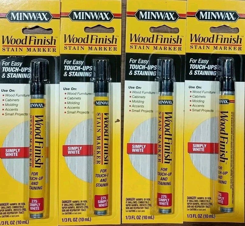 Minwax Wood Finish Stain Marker Simply White Lot Of 4 NEW FREE SHIPPING
